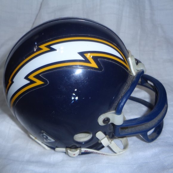 San Diego Chargers Riddell Mini Football Helmet 3 5/8 Vintage 1995 NFL - Picture 3 of 6